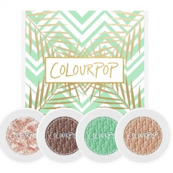 NEW Colourpop Cosmetics Beach Please Eyeshadow Quad Set - Picture 1 of 6